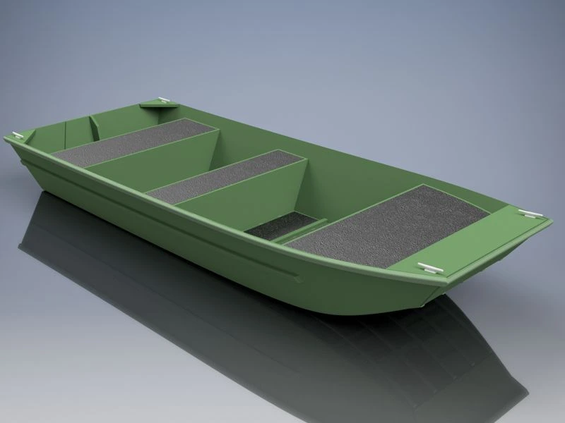 Classic Jon 1448 – Flat Bottom Plywood Boat Plans