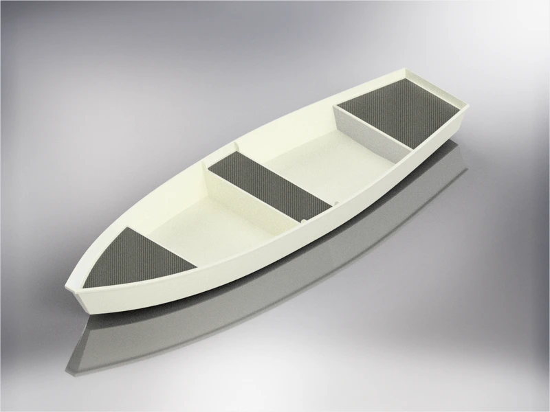 14 Foot (4.4m) Plywood Row Boat Plans