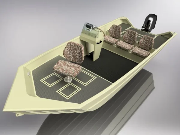 1760 Aluminum Jon Boat Plans with side console