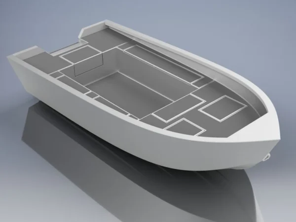 13 Foot (3.95m) Aluminum Utility Skiff Plans