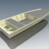 1648 Plywood Jon Boat – Long Deck