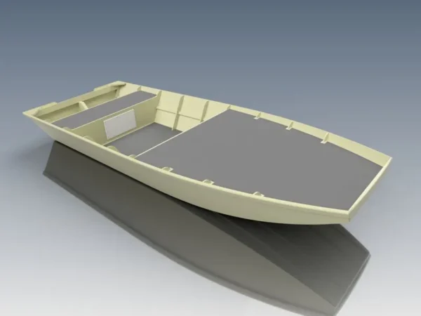1648 Plywood Jon Boat – Long Deck