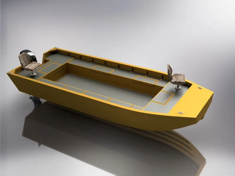 2070 Aluminum Jon Boat Plans