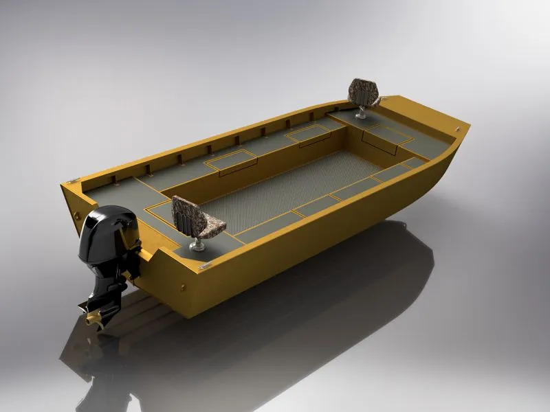 2070 Aluminum Jon Boat Plans