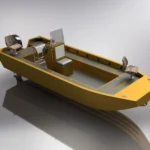 2070 Aluminum Jon Boat Plans with Center Console