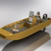 2070 Aluminum Jon Boat Plans with Center Console